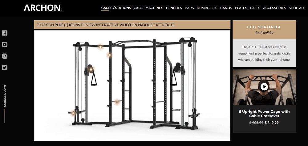 A product page from Archon fitness