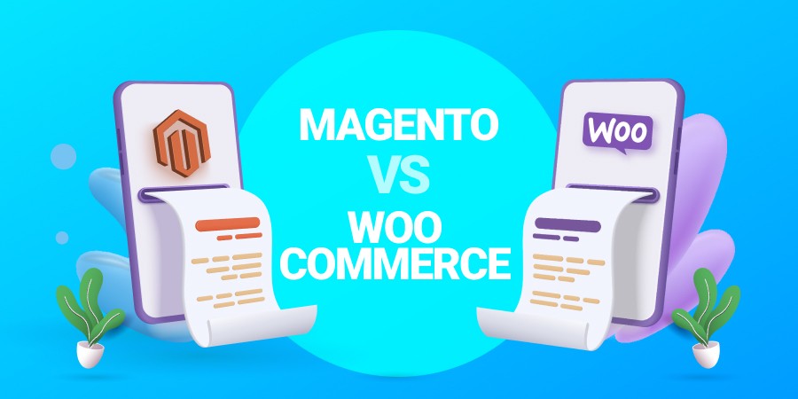 magento vs woocommerce featured image