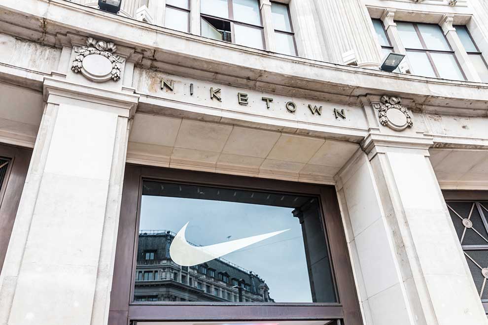 Nike storefront – the brand sees growth in digital sales during COVID-19 crisi