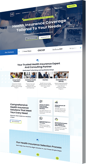 eCommerce website design company portfolio example: LIG Solutions