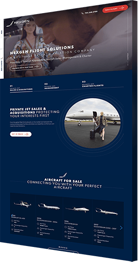 eCommerce website design company portfolio example: Nexgen