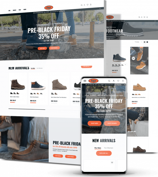 Miami web design company custom website design for Lugz